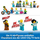 LEGO 60330 City Krankenhaus mit Krankenwagen, Rettungshubschrauber und 12 Mini-Figuren für Jungen und Mädchen ab 7 Jahren, Spielzeug mit Stadt-Gebäuden