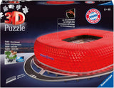 3D Puzzle Allianz Arena bei Nacht 12530 - Bayern München Fanartikel - leuchtet im Dunkeln - 216 Teile - ab 8 Jahren