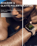 Apple Watch Armband 41mm 40mm 38mm 46mm 45mm 44mm 42mm Damen Herren, Einstellbar Metall Armbänder aus Edelstahl für iWatch Series Se Ultra 10 9 8 7 6 5 4 3 2 1