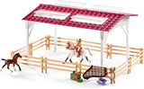 Schleich Reiterhof mit Reiterin und Pferden, für Kinder ab 3+ Jahren, FARM WORLD, Spielset