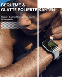 Apple Watch Armband 40mm 42mm 41mm 38mm 46mm 45mm 44mm Damen Herren, Einstellbar Edelstahl Metall Armbänder für iWatch Series 11 10 9 8 7 6 5 4 2 SE 3 Ultra 3