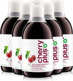 Cherry PLUS Konzentrat aus 1.450 Montmorency-Sauerkirschen - hochkonzentriert (aus Direktsaft) – naturrein – 6 x 500 ml