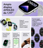 Xiaomi Redmi Watch 4 Smartwatch mit 1.97" AMOLED-Display mit 390 x 450 Pixel und 60Hz, Bis zu 20 Tage Akkulaufzeit, HyperOS, Herzraten- und Blutsauerstoffmessungen - Silber Grau