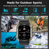 GPS, Smartwatch Herren mit Telefonfunktion, 5 ATM Wasserdicht ÖZENSAAT