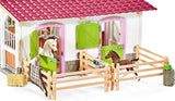 Schleich Reiterhof mit Reiterin und Pferden, für Kinder ab 3+ Jahren, FARM WORLD, Spielset