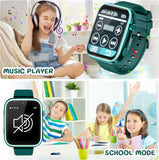 Smartwatch Kinder, 4G Kinder smartwatch, GPS Tracker Kinder, Armbanduhr Kinder Junge,kinderuhr mit Video Phone Call, Schulmodus, SOS-Funktion, Kamera Schrittzähler