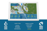 Wetteronline home 3, WetterDisplay mit WetterRadar: neue Generation der WLAN-Wetterstation, Innenraumsensor zur Kontrolle des Raumklimas, Pollenflugvorhersage für Allergiker, UV-Index, UnwetterWarnung