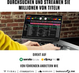 Numark Party Mix II – DJ Controller Pult mit 2 Decks, eingebauten DJ-Lichtern & DJ-Mixer; unterstützt direktes Streaming von TIDAL, SoundCloud u. mehr