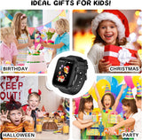 Smartwatch Kinder, 4G Kinder smartwatch, GPS Tracker Kinder, Armbanduhr Kinder Junge,kinderuhr mit Video Phone Call, Nachrichten, Schulmodus, SOS-Funktion, Kamera und Schrittzähler (Schwarz)