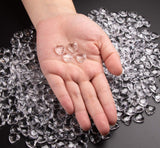 500 Stück hell Blau Herzen Diamantkristalle 12mm glitzernde Streudeko Deko Funkelnd Steine Kristalle Konfetti Diamanten zum DIY Verzieren Dekoration Hochzeit Verlobung,Valentinstag