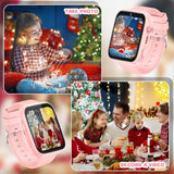 Smartwatch Kinder, 4G Kinder smartwatch, GPS Tracker Kinder, Armbanduhr Kinder Junge,kinderuhr mit Video Phone Call, Schulmodus, SOS-Funktion, Kamera und Schrittzähler