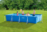 Intex Rectangular Frame Pool - Aufstellpool - Blau, 450 x 220 x 84 cm