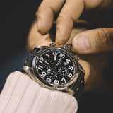 TW Steel Volante Herren 48mm Quarzuhr mit dunkelgrauem Textilband