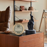 Digitale Wetterstation Meteomar Luftdruck, mit Balkendiagramm für 24h/3h/1h, Temperatur und Luftfeuchtigkeit, Funkuhr ÖZENSAAT