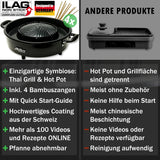 TomYang Hot Pot – Der Original Thai Grill, Designed in Germany, Schweizer Antihaftbeschichtung, mehr als 100 Anleitungsvideos & Rezepte. Korean BBQ , Hotpot, Mookata Thai Hot Pot Topf