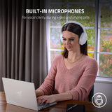 Kabellose Kopfhörer mit niedrigen Latenzen und ANC-Technologie (Wireless Headset, Bluetooth 5.0, bis 40 Stunden Akku, Mikrofon, Umgebungsmodus) Grün Standard