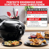 Tefal ActiFry Genius XL 2in1 Heißluftfritteuse mit Rührarm | 1500 W | 1,7 kg für 8 Personen | 9 automatische Menüs | 2 Speisen gleichzeitig | energiesparend | gesunde Friteuse ohne Öl | Schwarz