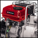 Einhell Benzin-Wasserpumpe GC-PW 16 (1.6 kW, max. 14000 L/h Fördermenge, max. 28 m Förderhöhe, Wasserablassschraube, Ölmangelsicherung, inkl. 2x Schlauchadapter, Saugkorb)