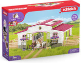 Schleich Reiterhof mit Reiterin und Pferden, für Kinder ab 3+ Jahren, FARM WORLD, Spielset