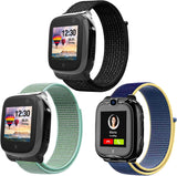 Kuaguozhe 3-Stück Kinder Armbänder für XPLORA X5 / XGO2/XGO3 Armband, Xplora Kids Smartwatch Weich Sport Nylon Ersatzbänder für XPLORA X5 Play/XGO 2/XGO 3, Mädchen Jungen Geschenk