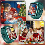 Smartwatch Kinder, 4G Kinder smartwatch, GPS Tracker Kinder, Armbanduhr Kinder Junge,kinderuhr mit Video Phone Call, Schulmodus, SOS-Funktion, Kamera Schrittzähler