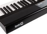 Rockjam 88 Key Digital Piano Tastatur Klavier mit voller Größe Halbgewichtete Schlüssel, Stromversorgung, Notenständer, Klavieranmerkung Aufkleber & einfach Klavierunterricht