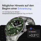 Withings ScanWatch Nova, Hybrid Smartwatch Herzgesundheit für M&F - EKG, SPO2, Temperaturüberwachung, Schlaftracking, Atemwegsgesundheit, Zyklustracking, 30 Tage Akkulaufzeit, iOS & Android