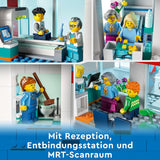 LEGO 60330 City Krankenhaus mit Krankenwagen, Rettungshubschrauber und 12 Mini-Figuren für Jungen und Mädchen ab 7 Jahren, Spielzeug mit Stadt-Gebäuden