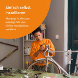 Tado° smartes Heizkörperthermostat – Wifi Starter Kit V3+, inkl. 2 x Thermostat für Heizung – digitale Heizungssteuerung per App – einfache Installation – kompatibel mit Alexa, Siri & Google Assistant