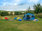 Coleman Zelt Octago, 3 Mann Zelt ideal für Camping im Garten, Kuppelzelt, wasserdichtes 3 Personen Campingzelt mit eingenähter Bodenplane