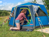 Coleman Zelt Octago, 3 Mann Zelt ideal für Camping im Garten, Kuppelzelt, wasserdichtes 3 Personen Campingzelt mit eingenähter Bodenplane