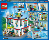 LEGO 60330 City Krankenhaus mit Krankenwagen, Rettungshubschrauber und 12 Mini-Figuren für Jungen und Mädchen ab 7 Jahren, Spielzeug mit Stadt-Gebäuden