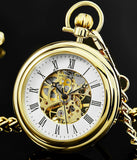 Stuhrling 6053.33333 Taschenuhr Analog Mechanik Vergoldet ÖZENSAAT