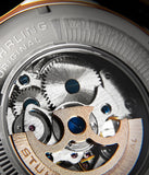 Stuhrling Atrium Herren Skelett Automatikuhr mit mechanischem Mechanismus ÖZENSAAT