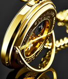 Stuhrling 6053.33333 Taschenuhr Analog Mechanik Vergoldet ÖZENSAAT