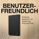 Seagate Expansion 5TB tragbare externe Festplatte, 2.5 Zoll, USB 3.0, inkl. 2 Jahre Datenrettungsdienst, Modellnr.: STGX5000400