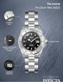 Invicta Pro Diver Edelstahl Herren Quarzuhrwerk - 40mm