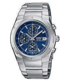 Casio Edifice EF-511D-2AVDF CHRONOGRAPH ALARM WATCH Blue Uhr ÖZEN SAAT