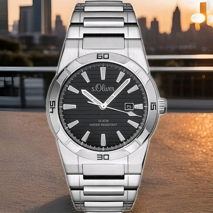 S.Oliver Multifunktional 46mm Herrenuhr #ÖZENSAAT