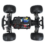 4WD RC Auto 45km/h LED Licht Voll Proportionaler Offroad Kletterwagen Monster Truck Fahrzeuge Modelle Spielzeug