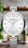 Romanson RM8A18LLWWAS2W 32mm Meshband Damenuhr ÖZENSAAT