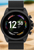 Fossil Herren Touchscreen Smartwatch 6. Generation mit Lautsprecher, Alexa, Herzfrequenz NFC ÖZENSAAT