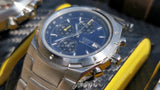 Casio Edifice EF-511D-2AVDF CHRONOGRAPH ALARM WATCH Blue Uhr ÖZEN SAAT