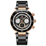 Reward Chronograph mit Datumanzeige 43mm Roségold Unisexuhr #ÖZENSAAT