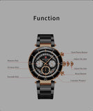 Reward Chronograph mit Datumanzeige 43mm Roségold Unisexuhr #ÖZENSAAT