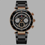 Reward Chronograph mit Datumanzeige 43mm Roségold Unisexuhr #ÖZENSAAT