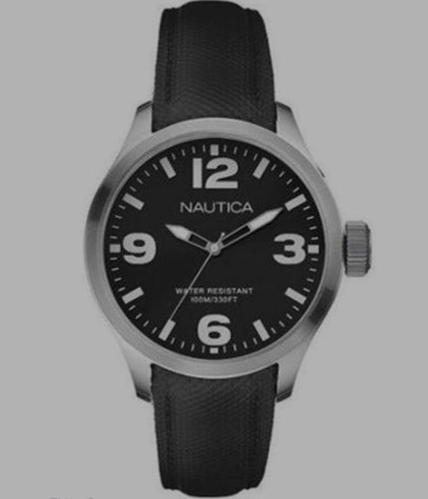 NAUTICA A11593G Silikonarmband 44mm Unisexuhr ÖZENSAAT