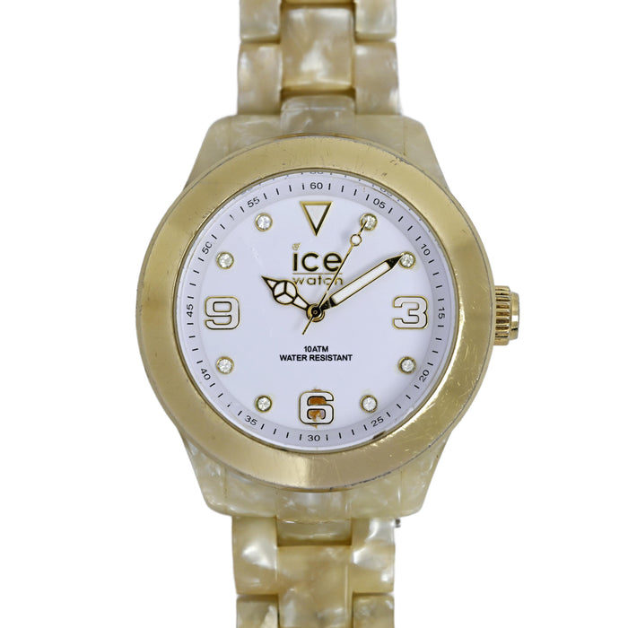 Ice Watch Unisex 41 mm Uhr Keramikgehäuse weißes Zifferblatt ÖZENSAAT