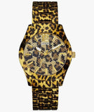 GUESS Damenuhr LEOPAR mit Tierdruck, 40mm ÖZENSAAT