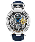 Stuhrling Modena 3954 Dual Time Automatic 46mm Skeleton Herrenuhr ÖzenSaat